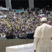 Le pape François lors d'une audience au Vatican, le 30/04/2022 ©Vatican Media