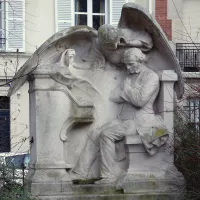 Monument à César Franck situé à Paris (7ème) - Photo de Siren-Com prise le 31 janvier 2010