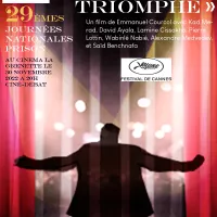 Affiche ciné débat "un triomphe"