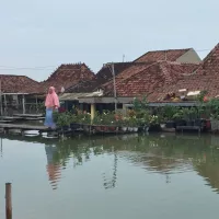 Village submergé sur l’île de Java, Indonésie. 2022 © Marion Poirot / CCFD-Terre Solidaire