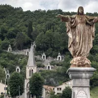 Statue du Christ en Ariège, France ©Arnaud Chochon / Hans Lucas