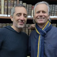 Gad Elmaleh en compagnie de Thierry Lyonnet ©DR