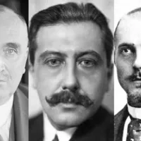 (De g à dr) Paul Claudel, Georges Bernanos et Charles Péguy ©Wikimédia Commons