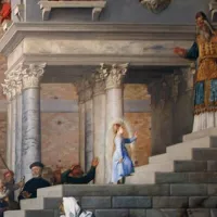 Titien, La Présentation de Marie au Temple ©Wikimédia commons