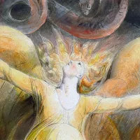 William Blake, Le grand Dragon rouge et la femme enveloppée de soleil ©Wikimédia commons