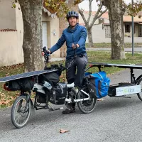 Le vélo solaire de Jérome Zindy