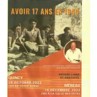 Avoir 17 ans en 1940, spectacle du Festival des Acteurs en Berry. © D.R.