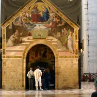 La Portioncule, dans la basilique Sainte-Marie-des-Anges, à Assise ©Wikimédia commons