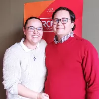 Manon et Jean-Marie, le jeune couple organisateur du Forum Wahou