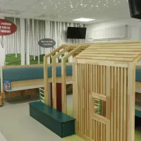 Espace d’accueil aux urgences pédiatriques de Vandœuvre-lès-Nancy.