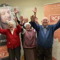 Sr Blandine, Pr Yves, M Couchot et Pr Jacques