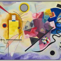 Vassily Kandinsky, "Jaune-rouge-bleu", 1925, Musée National d'Art Moderne, Paris - domaine public