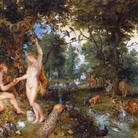 Le Jardin d'Éden et la chute de l'homme, tableau de Jan Brueghel l'Ancien et Pierre Paul Rubens, vers 1615 ©Wikimédia commons