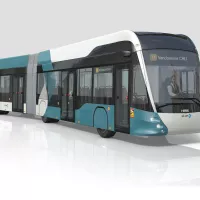 L'identité du trolleybus a été choisie par les Grands Nancéiens, et c'est le bleu qui l'a emporté.