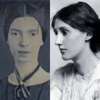 La poétesse américaine Emily Dickinson ; l'écrivaine anglaise Virginia Woolf ©Wikimédia commons