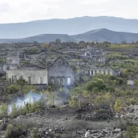 "Depuis le 12 décembre, le Haut-Karabakh est une prison à ciel ouvert, décrit Tigrane Yégavian (photo le 17/11/2022 ©Guillaume Origoni / Hans Lucas)