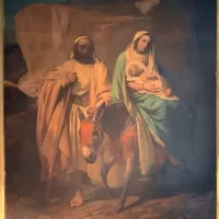 La Fuite en Égypte est une œuvre qui date de 1857.