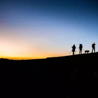 Ascension des randonneurs au pic du Canigo, au lever du soleil, le 19/06/2022 ©Jc Milhet / Hans Lucas