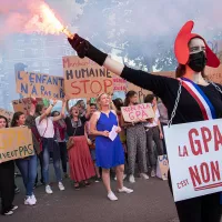 La Manif pour tous à Paris, le 04/09/2021 ©Corinne Simon / Hans Lucas