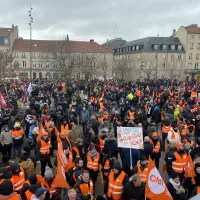 Réformes des retraites : les images de la manifestation du 31 janvier à Metz