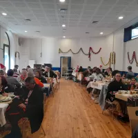 Repas fraternel à la mission catholique - diaconie