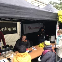 Une émission d'une heure en direct de la foire