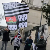 Manifestation du collectif Bretagne réunie, le 12/12/2022 à Nantes ©Estelle Ruiz / Hans Lucas