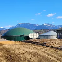 Le méthaniseur agricole du GAEC des Airelles à Groisy ©RCF Haute-Savoie/Victorien Duchet