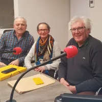 De gauche à droite : Haïtham Khalil, Françoise et Joël Lemoine ©RCF