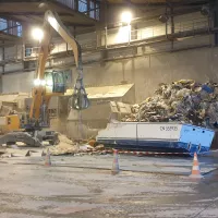 Démantèlement d'un bateau en cours - site de SOFOVAR Fréjus