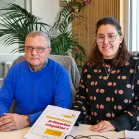 Gilles Epale (à gauche), Amélie Peyrard - © RCF Lyon