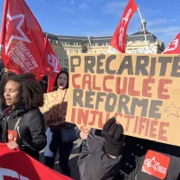 Manifestation à Bordeaux le 8 février 2023 ©RCFBordeaux.