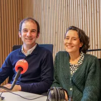 Gaspard Lathoud (à gauche), Anne Coste - © RCF Lyon