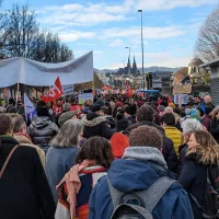 Manifestation à Clermont-Ferrand le 31 janvier 