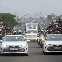 Le pape François accueilli à Kinshasa, le 31/01/2023 ©Vatican Media