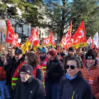 Mobilisation à Annecy contre la réforme des retraites ©Victorien Duchet/RCF Haute-Savoie 