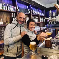 Isabelle et Samuel Prévost, le couple de gardiens et fiers de l'être ! ©Refuge du Galibier