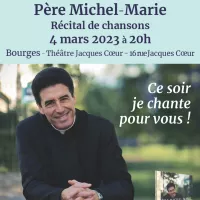 Le Père Michel-Marie en concert à Bourges ce samedi.
