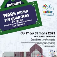 Mars prend ses quartiers se déroule jusqu'à la fin du mois à Brioude. ©Mars prend ses quartiers