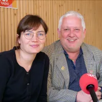 Julia Bihel (à gauche), Thierry Renard - © RCF Lyon