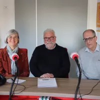 Anne-Charlotte Mayaud, Alain Moisy et Sylvain Marty (de gauche à droite)