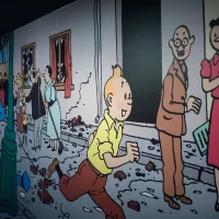 Exposition Hergé au Grand Palais en 2016 © Julien Jaulin / hanslucas.com