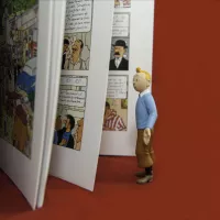 En 2019, Tintin a fêté ses 90 ans. Il s’est vendu jusqu’à aujourd’hui plus de 250 millions d’exemplaires dans le monde. © Jean-Jérôme Destouches / Hans Lucas