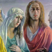 Tita Gori, Jésus-Christ entouré de disciples et d'une sainte femme ©Wikimédia commons