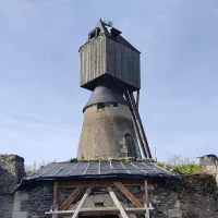 A l'arrêt depuis 1949, le moulin de Brissac va être restauré grâce à l'aide du Loto du patrimoine. ©RCF Anjou