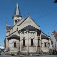 L'église de Saint-Germain de Blet. © Wikipedia.