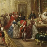 Thomas Jones Barker, La mort de Louis XIV, vers 1835-1840 ©Wikimédia commons