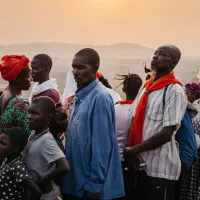 C'est en Asie et en Afrique que le nombre de baptisés augmente sensiblement (Photo : Pèlerinage diocésain de Ngu Komba, en Centrafrique, le 05/12/2019 ©Jean-Matthieu Gautier / Hans Lucas)