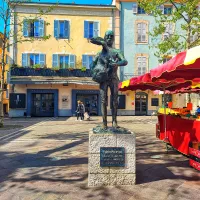 L'homme au mouton de Pablo Picasso, Vallauris - Photo : RCF Nice Côte d'Azur 