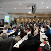 Les 250 délégués réunis à Damigny le 25 mars dernier (©Aurélien Vurli/RCF ORNE)